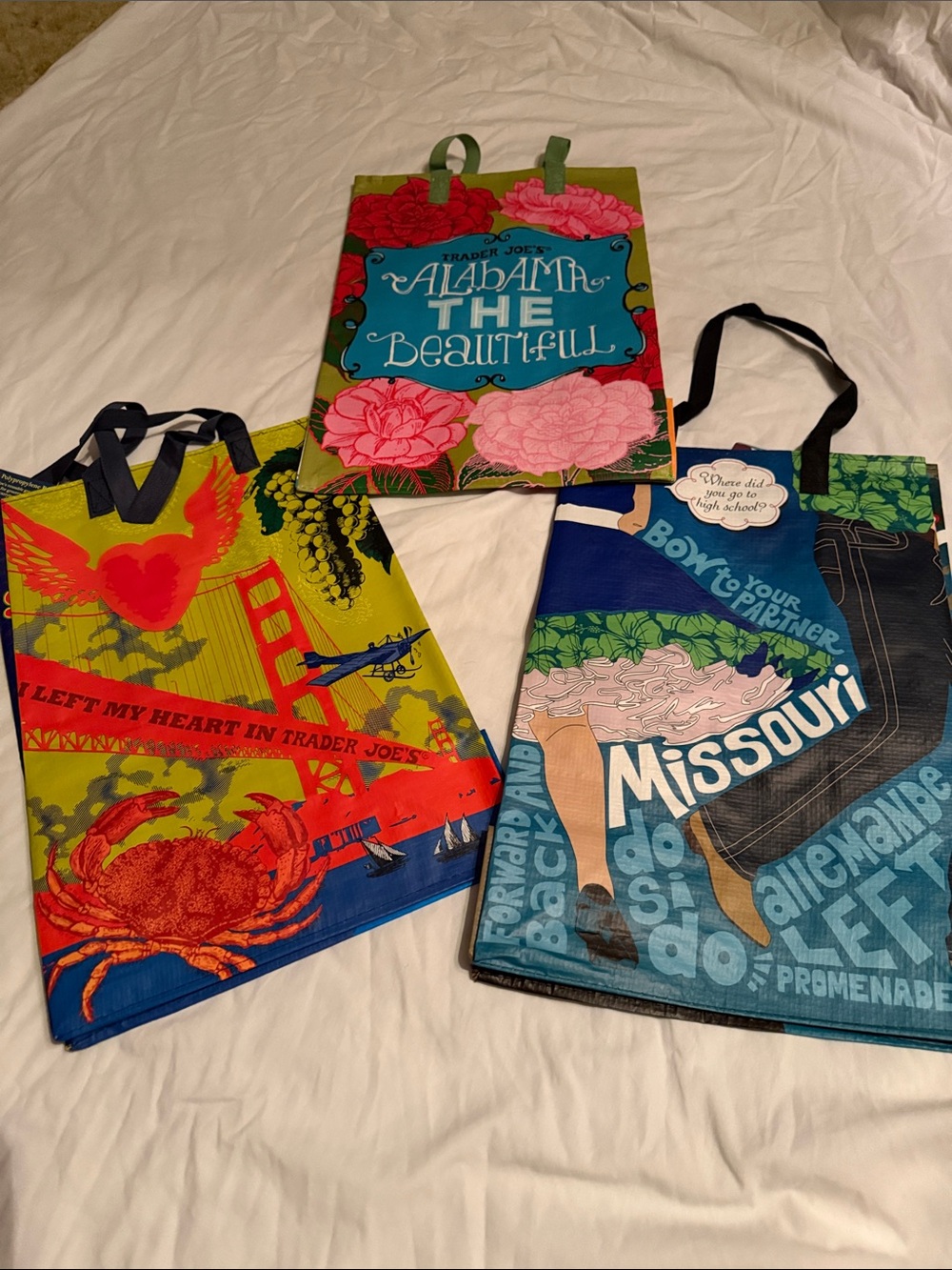 Trader Joe’s Reusable State Bags – 3-Bag Bundle